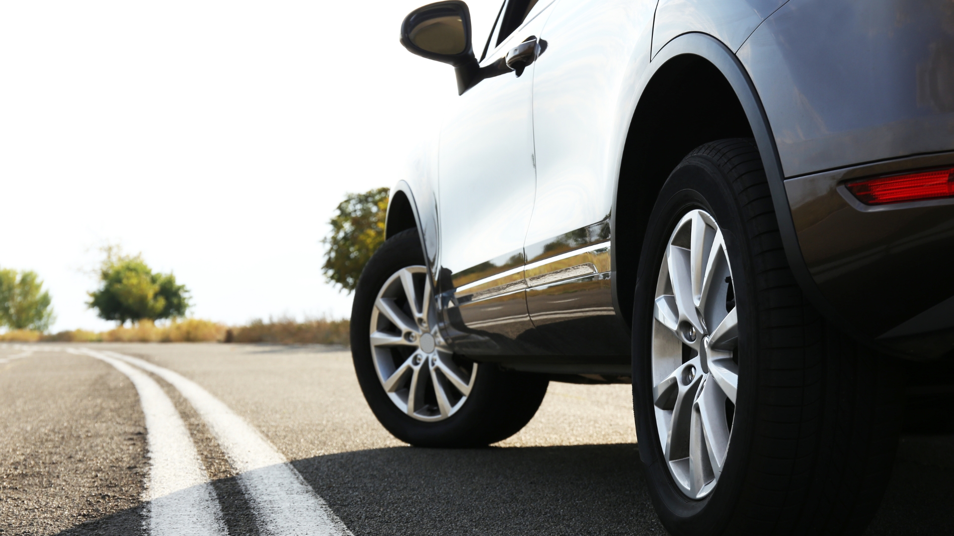 Car on the road
